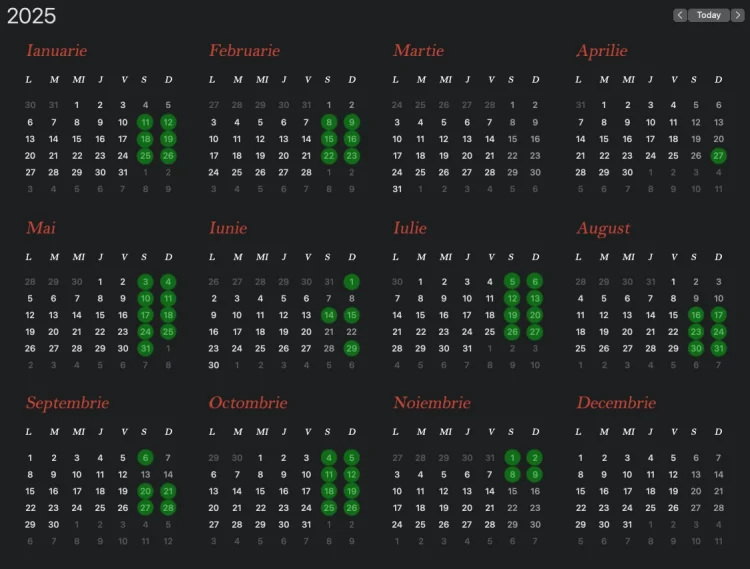 Cand se fac nunti in 2025? | Calendar date pentru nunti 2025